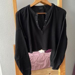 Urban outfitters cropped top. Slightly sheer